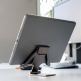 4smarts Universal Desk Stand FOLD for Smartphones and Tablets - сгъваема алуминиева поставка за смартфони и таблети до 13 инча (сив) 2