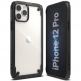 Ringke Fusion X Case - хибриден удароустойчив кейс за iPhone 12 Pro max (черен) 2