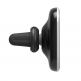 Nillkin 2-in-1 Magnetic Qi Vent Holder & Leather Case - комплект кожен кейс и магнитна поставка с безжично зареждане за вентилацията на кола за iPhone XS, iPhone X (черен) 4