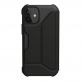 Urban Armor Gear Metropolis Supple Italian Leather (LTHR) - удароустойчив хибриден кейс тип портфейл за iPhone 12 Mini (черен) 2