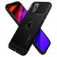 Spigen Rugged Armor Case - силиконов (TPU) калъф с висока степен на защита за iPhone 12 Pro Max (черен) 1