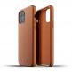 Mujjo Full Leather Case - кожен (естествена кожа) кейс за iPhone 12, iPhone 12 Pro (кафяв) 3