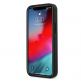 BMW M Collection Blue Lines Leather Hard Case - кожен кейс за iPhone 12 mini (черен) 2