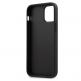 BMW M Collection Blue Lines Leather Hard Case - кожен кейс за iPhone 12 mini (черен) 5