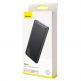 Baseus 18W Power Bank PD+QC 10000mAh - външна батерия 18W с USB и USB-C изходи и с технология за бързо зареждане (черен) 1