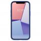 Spigen Cyrill Silicone Case - силиконов (TPU) калъф за iPhone 12, iPhone 12 Pro (син)  2