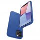 Spigen Cyrill Silicone Case - силиконов (TPU) калъф за iPhone 12, iPhone 12 Pro (син)  5