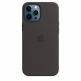 Apple iPhone Silicone Case with MagSafe - оригинален силиконов кейс за iPhone 12 Pro Max с MagSafe (черен) 3