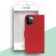 Case FortyFour No.11 Case - кожен калъф с поставка за iPhone 12, iPhone 12 Pro (червен) 3