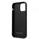 Mercedes Wood Line Hard Case - дизайнерски хибриден (дърво+TPU) кейс за iPhone 12 Mini (кафяв) 2