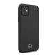 Mercedes TPU Silicone Line Case - силиконов (TPU) удароустойчив калъф за iPhone 12 Mini (черен) 3