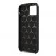 Mercedes TPU Silicone Line Case - силиконов (TPU) удароустойчив калъф за iPhone 12 Mini (черен) 4