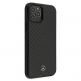 Mercedes Dynamic Line Carbon Fiber Hard Case - дизайнерски карбонов кейс за iPhone 12 Mini (черен) 2