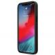 Mercedes Genuine Leather Wave Line Hard Case - дизайнерски кожен (естествена кожа) кейс за iPhone 12 Pro Max (черен) 2