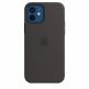 Apple iPhone Silicone Case with MagSafe - оригинален силиконов кейс за iPhone 12, iPhone 12 Pro с MagSafe (черен) 9