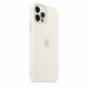 Apple iPhone Silicone Case with MagSafe - оригинален силиконов кейс за iPhone 12, iPhone 12 Pro с MagSafe (бял) 2