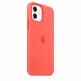 Apple iPhone Silicone Case with MagSafe - оригинален силиконов кейс за iPhone 12, iPhone 12 Pro с MagSafe (розов) 3