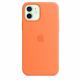 Apple iPhone Silicone Case with MagSafe - оригинален силиконов кейс за iPhone 12, iPhone 12 Pro с MagSafe (оранжев) 7