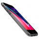 Spigen Liquid Crystal Case - тънък качествен термополиуретанов кейс за iPhone SE (2022), iPhone SE (2020), iPhone 8, iPhone 7 (черен-прозрачен) 1