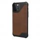 Urban Armor Gear Metropolis LT Supple Italian Leather (LTHR) - удароустойчив хибриден (естествена кожа и TPU) кейс за iPhone 12 Pro Max (кафяв) 1