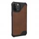 Urban Armor Gear Metropolis LT Supple Italian Leather (LTHR) - удароустойчив хибриден (естествена кожа и TPU) кейс за iPhone 12 Pro Max (кафяв) 6