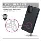 Urban Armor Gear U Mouve Case - удароустойчив хибриден кейс за iPhone 12 Mini (син-прозрачен) 6