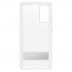 Samsung Clear Standing Cover EF-JG780CT - оригинален удароустойчив хибриден кейс с поставка за Samsung Galaxy S20 FE 5G (прозрачен) 5