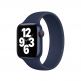 Sdesign Silicone SoloLoop Band - силиконова каишка за Apple Watch 38мм, 40мм (тъмносин) 1