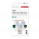 4smarts 360° Protection Set Limited Cover - тънък силиконов кейс и стъклено защитно покритие за дисплея на Samsung Galaxy A51 (прозрачен) 1