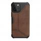 Urban Armor Gear Metropolis Supple Italian Leather (LTHR) - удароустойчив хибриден кейс тип портфейл за iPhone 12, iPhone 12 Pro (кафяв) 1