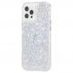 CaseMate Twinkle Case - дизайнерски кейс с висока защита за iPhone 12, iPhone 12 Pro (бял) 2