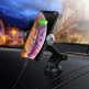 Hoco CA48 Automatic Induction Wireless Charging Car Holder - поставка за кола с безжично зареждане за Qi съвместими смартфони (черен) 1