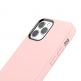Hoco Pure Series Silicone Protective Case - силиконов (TPU) калъф за iPhone 12, iPhone 12 Pro (розов)  2
