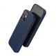 Hoco Pure Series Silicone Protective Case - силиконов (TPU) калъф за iPhone 12, iPhone 12 Pro (син)  1