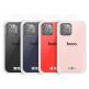 Hoco Pure Series Silicone Protective Case - силиконов (TPU) калъф за iPhone 12 Pro Max (син)  4