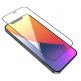 Hoco Shatterproof Ultra-Fine Edge Fullscreen HD Tempered Film - стъклено защитно покритие за целия дисплей на iPhone 12 mini (прозрачен-черен) 1
