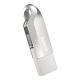 Hoco Premium 16GB USB-C Male Flash Drive + USB 3.0 Female - USB флаш памет с USB-C порт за компютри смартфони и таблети (сребрист) 4