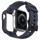 Spigen Rugged Armor Case Pro - удароустойчив TPU кейс за Apple Watch 44mm (тъмносив) 3