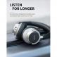 Anker Soundcore Space NC - безжични блутут слушалки с микрофон и технология Space NC за хибридно шумопотискане (черен-сив) 1