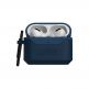Urban Armor Gear Standard Issue Hard Case 001 - водо и удароустойчив силиконов (TPU) кейс с карабинер за Apple Airpods Pro (син) 2