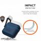 Urban Armor Gear Standard Issue Hard Case 001 - водо и удароустойчив силиконов (TPU) кейс с карабинер за Apple Airpods Pro (син) 7