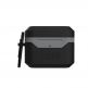 Urban Armor Gear Standard Issue Hard Case 001 - водо и удароустойчив силиконов (TPU) кейс с карабинер за Apple Airpods Pro (черен-сив) 1