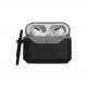 Urban Armor Gear Standard Issue Hard Case 001 - водо и удароустойчив силиконов (TPU) кейс с карабинер за Apple Airpods Pro (черен-сив) 2