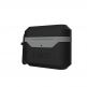 Urban Armor Gear Standard Issue Hard Case 001 - водо и удароустойчив силиконов (TPU) кейс с карабинер за Apple Airpods Pro (черен-сив) 3