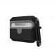 Urban Armor Gear Standard Issue Hard Case 001 - водо и удароустойчив силиконов (TPU) кейс с карабинер за Apple Airpods Pro (черен-сив) 5