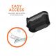 Urban Armor Gear Standard Issue Hard Case 001 - водо и удароустойчив силиконов (TPU) кейс с карабинер за Apple Airpods Pro (черен-сив) 6