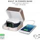 Sumato WatchBox Smart Charging Case 5000mAh - сертифициран луксозен кейс с преносима батерия за зареждане на Apple Watch и iPhone (златист) 4