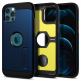Spigen Tough Armor Case - хибриден кейс с най-висока степен на защита за iPhone 12, iPhone 12 Pro (тъмнсин) 11