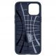Spigen Liquid Air Case - силиконов (TPU) калъф с висока степен на защита за iPhone 12, iPhone 12 Pro (тъмносин) 3