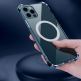 Hurtel Clear Magnetic Case MagSafe - силиконов (TPU) калъф с MagSafe за iPhone 12 Pro Max (прозрачен)  7